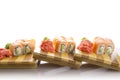 Sushi set on white Royalty Free Stock Photo