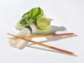 Sushi sticks with vegetables Royalty Free Stock Photo