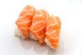 Sushi on sticky rice Royalty Free Stock Photo