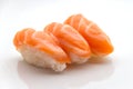 Sushi on sticky rice Royalty Free Stock Photo