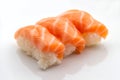 Sushi on sticky rice place Royalty Free Stock Photo