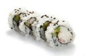 Sushi uramaki, inside out, california roll