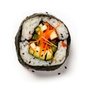sushi on withe background, AI Generative