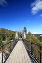 Suspended Bridge Royalty Free Stock Photo