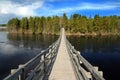 Suspended bridge