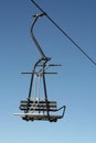 Suspended Empty Chairlift Royalty Free Stock Photo