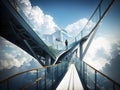 Suspended Splendor: Breathtaking Picture of Architect Skywalk for Collectors