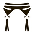 Suspender Belt Icon Vector Glyph Illustration