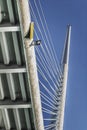 Suspension Bridge Over Ada - Girder Framework And Pylon Detail - Belgrade Ã¢â¬â Serbia