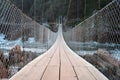 Suspension bridge Royalty Free Stock Photo