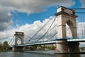 Suspension bridge in alfortville