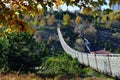 Suspension bridge in Altinkoy, Ankara/Turkey.