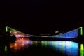 The Suspension Bridge on Foggy Fairyland of Dongjiang River