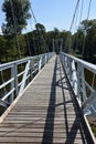 Suspension bridge Royalty Free Stock Photo