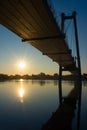 Brücke sonnenaufgang 