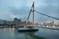 Suspension Bridge at Tanjong Rhu Royalty Free Stock Photo