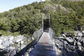 Suspension bridge in Torres del Paine National Park, Patagonia, Chile