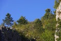 The suspension bridge on the Via Ferrata \