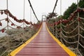 Suspension bridge in Yantai China