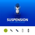 Suspension icon in different style