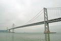 Suspension Oakland Bay Bridge in San Francisco