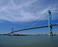 Suspention bridge in Windsor, Ontario