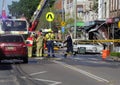 Suspicious shop blast explosion in Rozelle Sydney