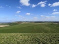 Sussex downs view East towards lewes Royalty Free Stock Photo