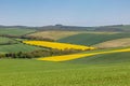 A Sussex Farm Landscape in Spring Royalty Free Stock Photo