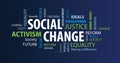 Social Change Word Cloud