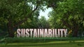 Sustainability in the park