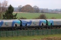 Sustainable biomass wagon on freight train