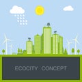 Sustainable city concept Royalty Free Stock Photo