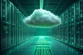 Sustainable Cloud Computing Concept