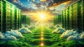 Sustainable Cloud Computing Optimizing Data Center Infrastructure for Environmental Responsibility