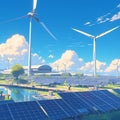 Sustainable Energy Oasis: A Bright Future for Renewables