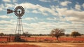sustainable farm windmill
