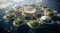 sustainable future architecture background