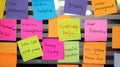 Sustainable, green design concept post it Royalty Free Stock Photo