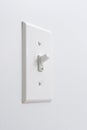 Sustainable green energy light switch Royalty Free Stock Photo