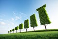 Sustainable Growth Concept with Green Technologies Royalty Free Stock Photo