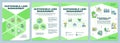 Sustainable land management brochure template