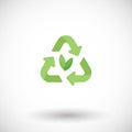 Sustainable packaging vector flat icon