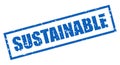 Sustainable rectangular stamp
