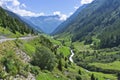 Susten Pass, Road Through Alps, Switzerland, Europe Royalty Free Stock Photo