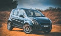 Susuki ritz hatchback new wheels Royalty Free Stock Photo