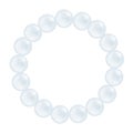 Crystal bracelet - clear quartz lucky charm