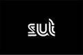SUT Creative Unique Modern Letter Logo Design. Elegant Monogram Logo Design with Decorative Elements and Typography Royalty Free Stock Photo