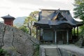 Sutra repository and Kaisando of Risshaku ji Yamadera in Yamagata