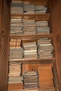 Sutras in Encho Temple, Kanazawa, Japan